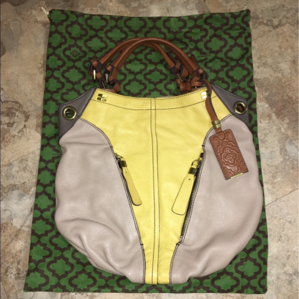 orYANY Pebble leather Victoria hobo bag